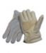 Cowhide Leather Driver Style Anti-Vibration Gloves, (122-169)