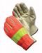 High Visibility Unlined Pigskin Leather Driver Gloves, (125-368)