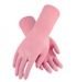 Household Flock Lined Chemical Resistant Gloves, (48-L185P)