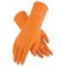Household Flock Lined Chemical Resistant Gloves, (48-L185T)