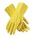 Household Flock Lined Chemical Resistant Gloves, (48-L187Y)