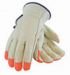 High Visibility Top Grain Cowhide Leather Unlined Driver Gloves, (68-163HV)