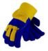 Insulated Cowhide Leather Palm Gloves, Fleece Pile Lined, (78-7863B)