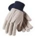 Premium Grade 8 Ounce Canvas Gloves with Single Palms, (90-908BW)